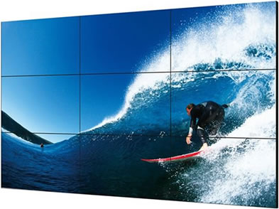 A 3 by 3 Video Wall