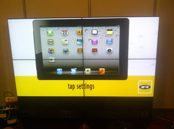 Product Showcase Using a Video-Wall
